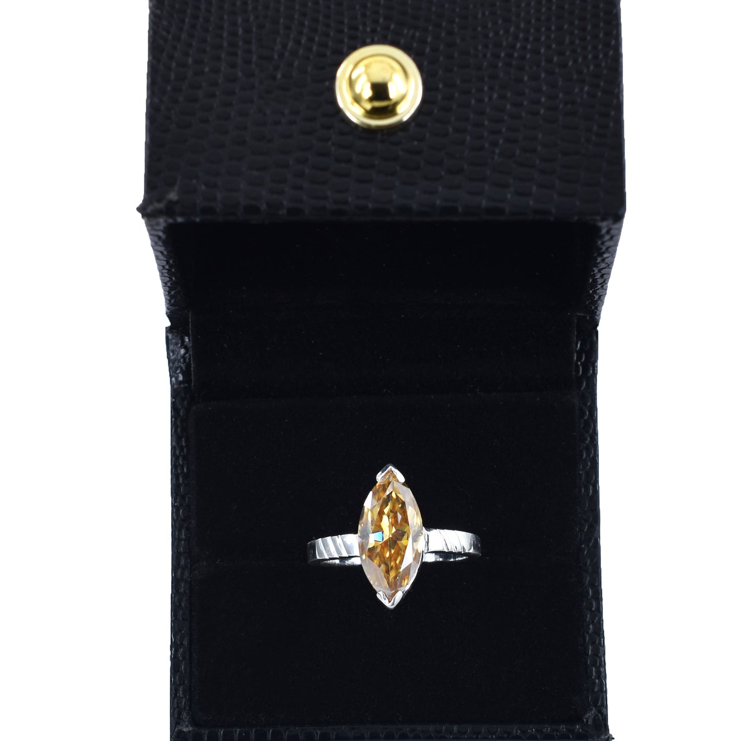 Champagne Marquise Cut Ring
