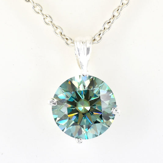 Blue Round Cut Pendant