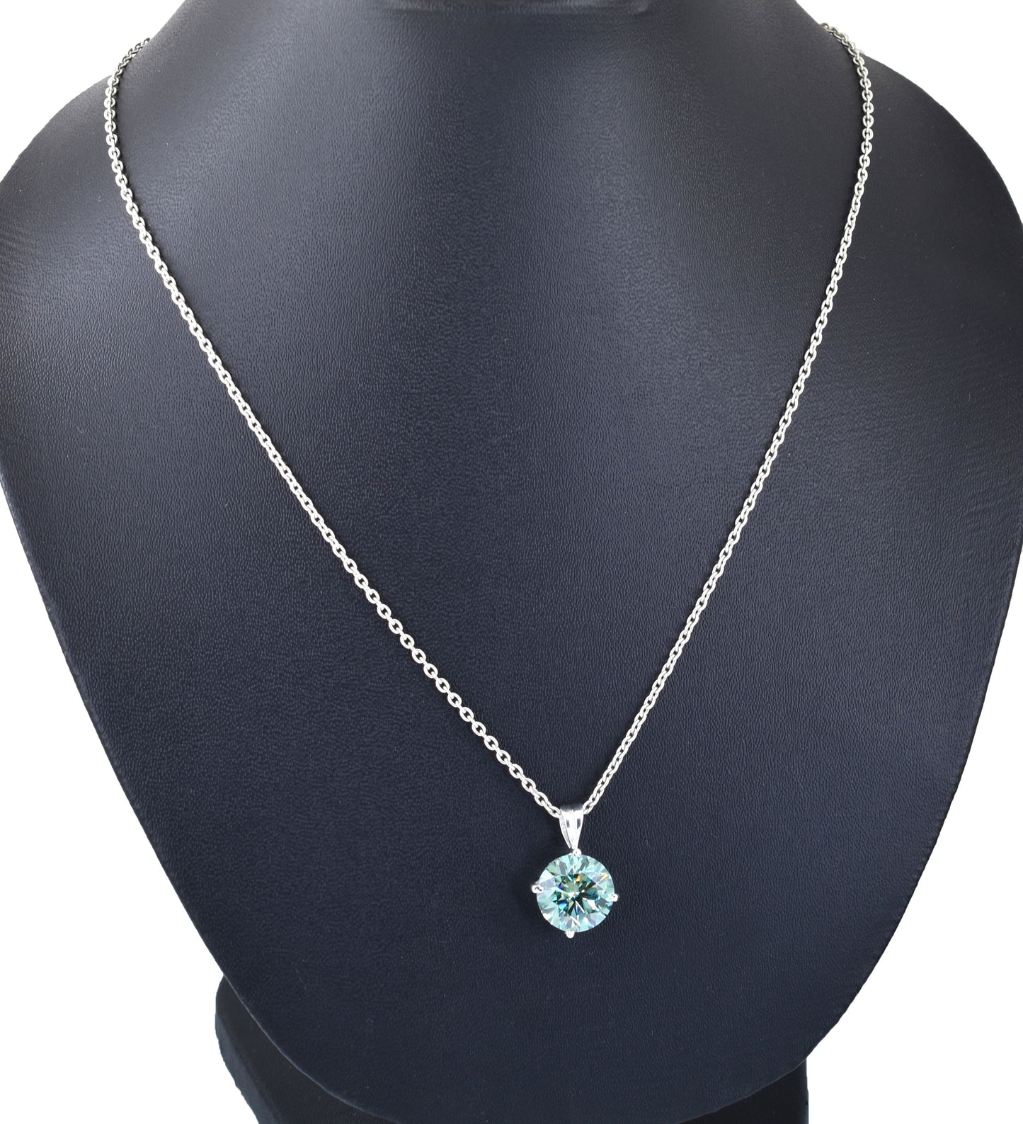 Blue Round Cut Pendant