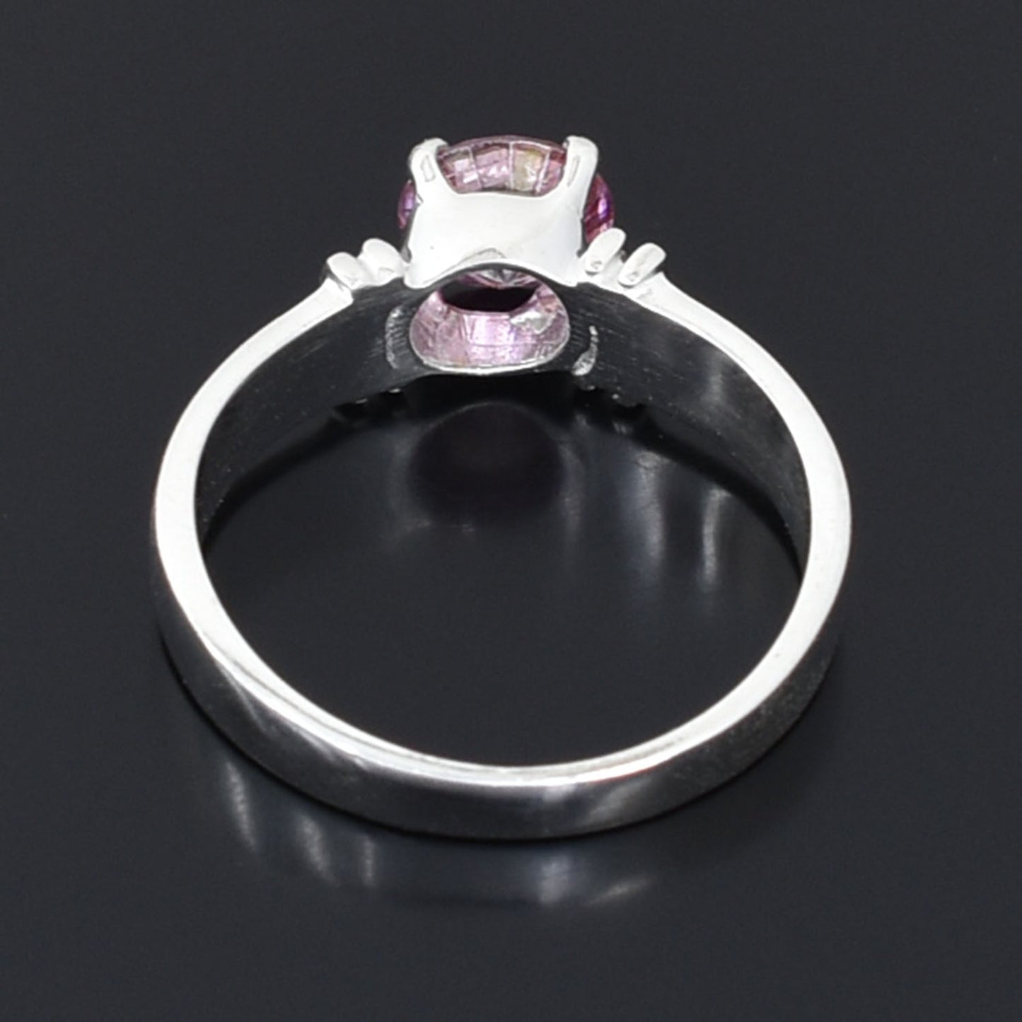 Pink Round Cut Ring
