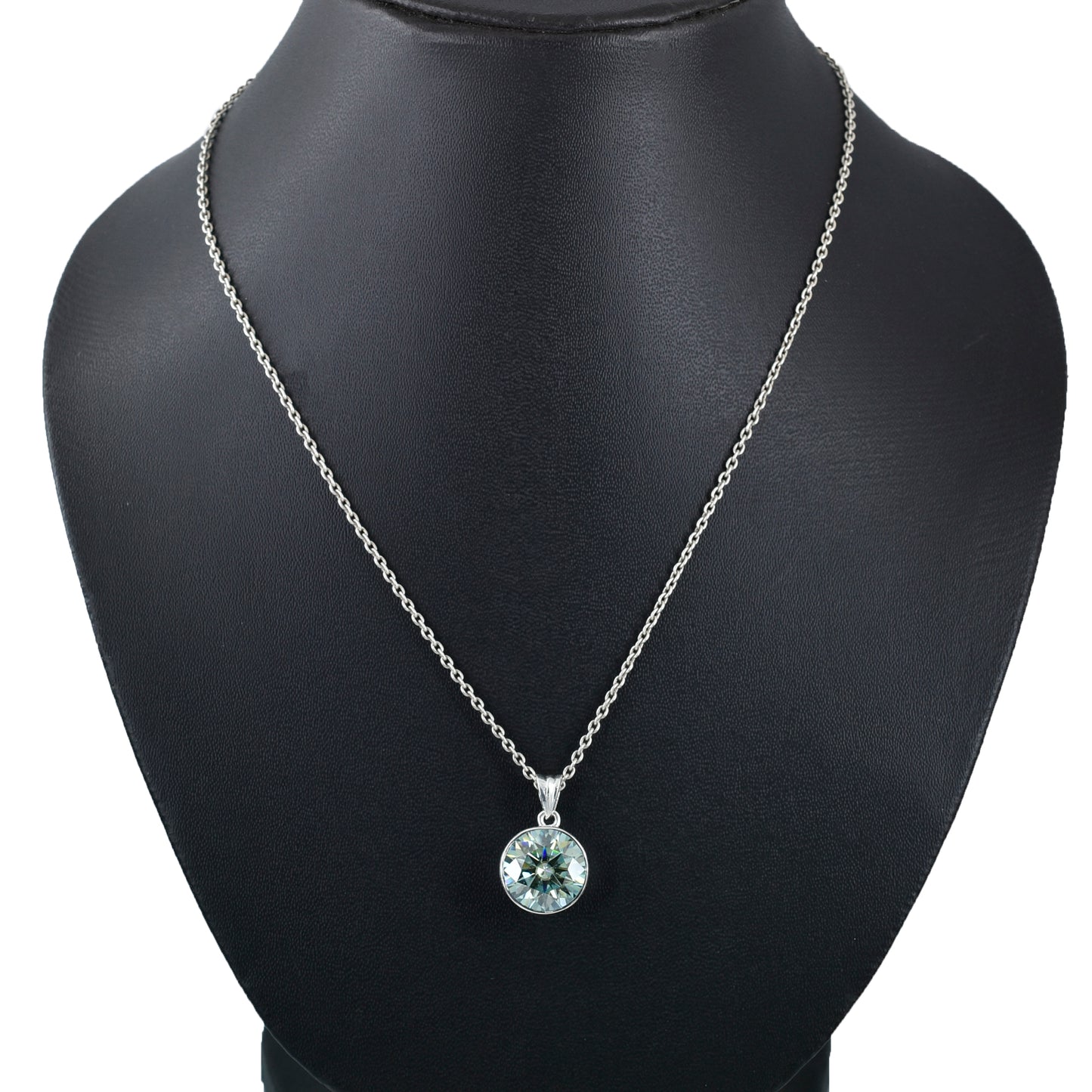 Blue Round Cut Pendant