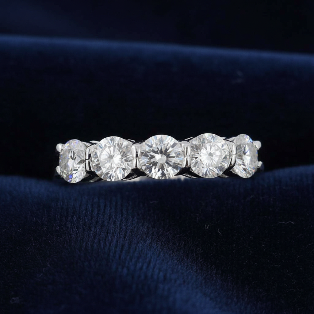 Brilliant White Solitaire Ring for Women