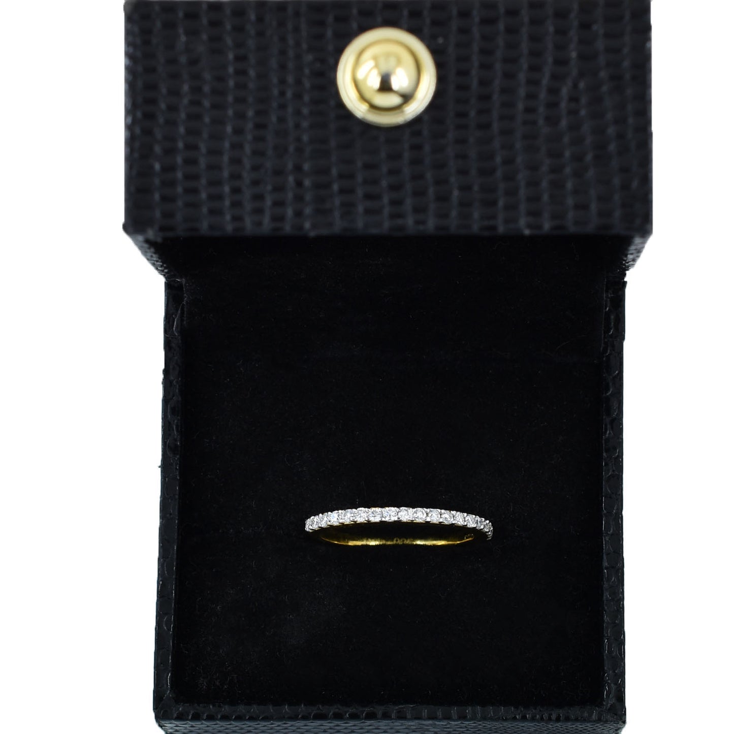 White Round Cut Ring