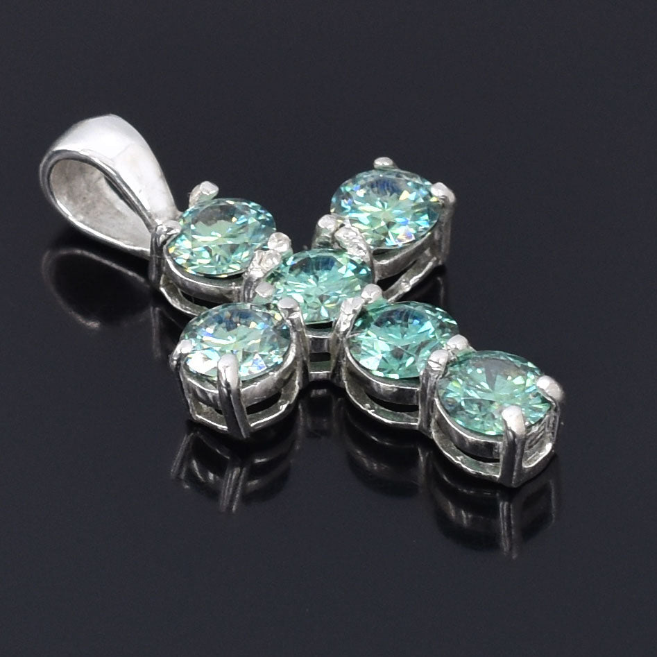 Blue Cross Pendant