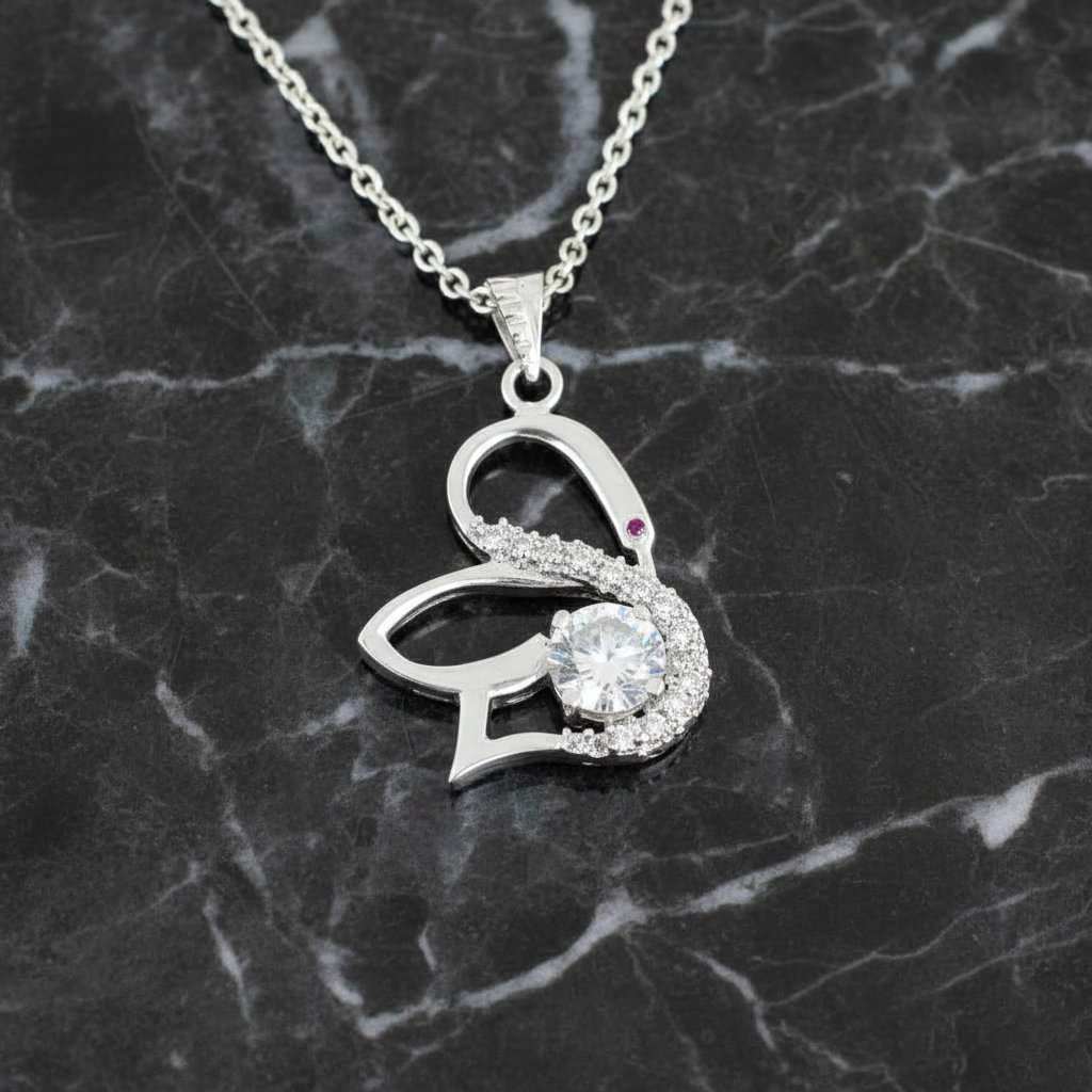 Blue Swan Pendant