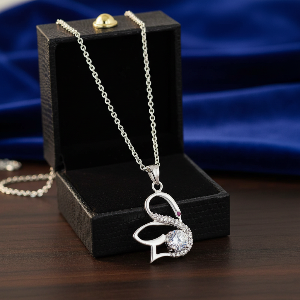 Blue Swan Pendant