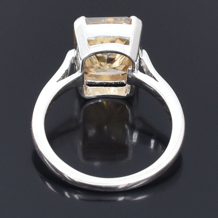Champagne Rectangular Cut Ring