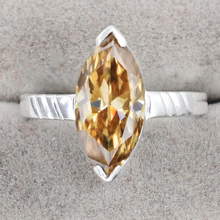 Champagne Marquise Cut Ring