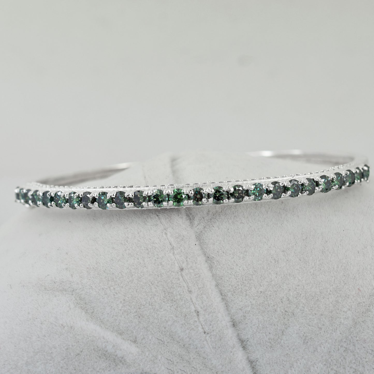 Green Round Cut Bracelet